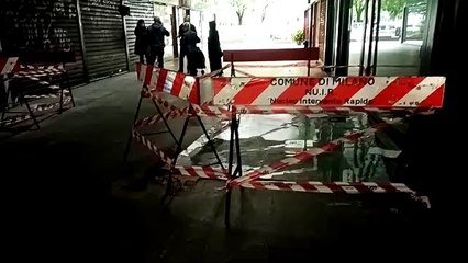 Milano, esplosione e incendio in un'agenzia di piazza De Angeli