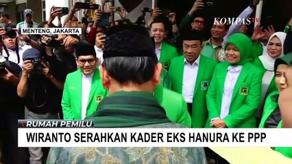 Bertemu Mardiono, Wiranto Serahkan 100 Eks Kader Hanura ke PPP