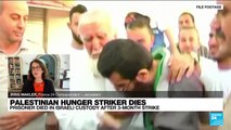 Palestinian hunger striker dies: Prisoner died in Israeli custody after 3-month strike