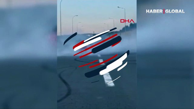 İstanbul'da düğün konvoyundaki rezaletin görüntüleri kamerada