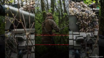 Non loin de Bakhmout, des tankistes ukrainiens "prêts" pour l'offensive