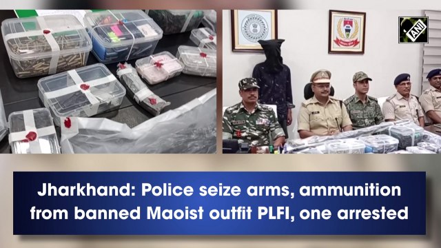 Jharkhand Police seize arms, ammunition from banned Maoist outfit PLFI, one arrested