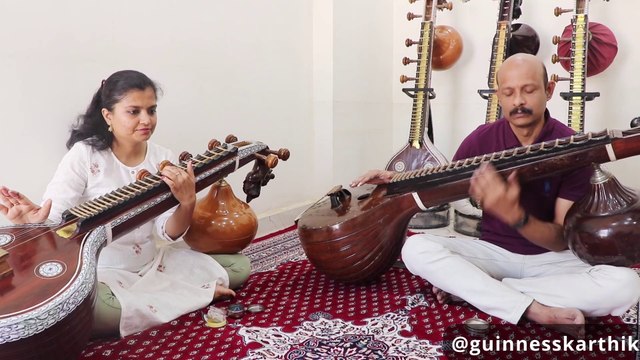 Note - Ragamalika - Sindhubhairavi - Mohana - Hindolam - Shivaranjani - Veena Instrumental Music - Carnatic Music - Karthik Veena