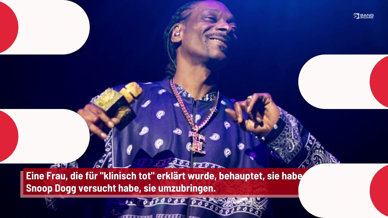 'Klinisch tot' erklärte Frau: Sie hat gesehen, wie Snoop Dogg sie töten wollte