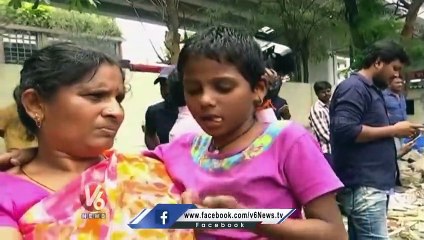 6 Years Old Boy Fell Into Water Hole : Sister About His Brother Incident | Jubilee Hills | V6 News
