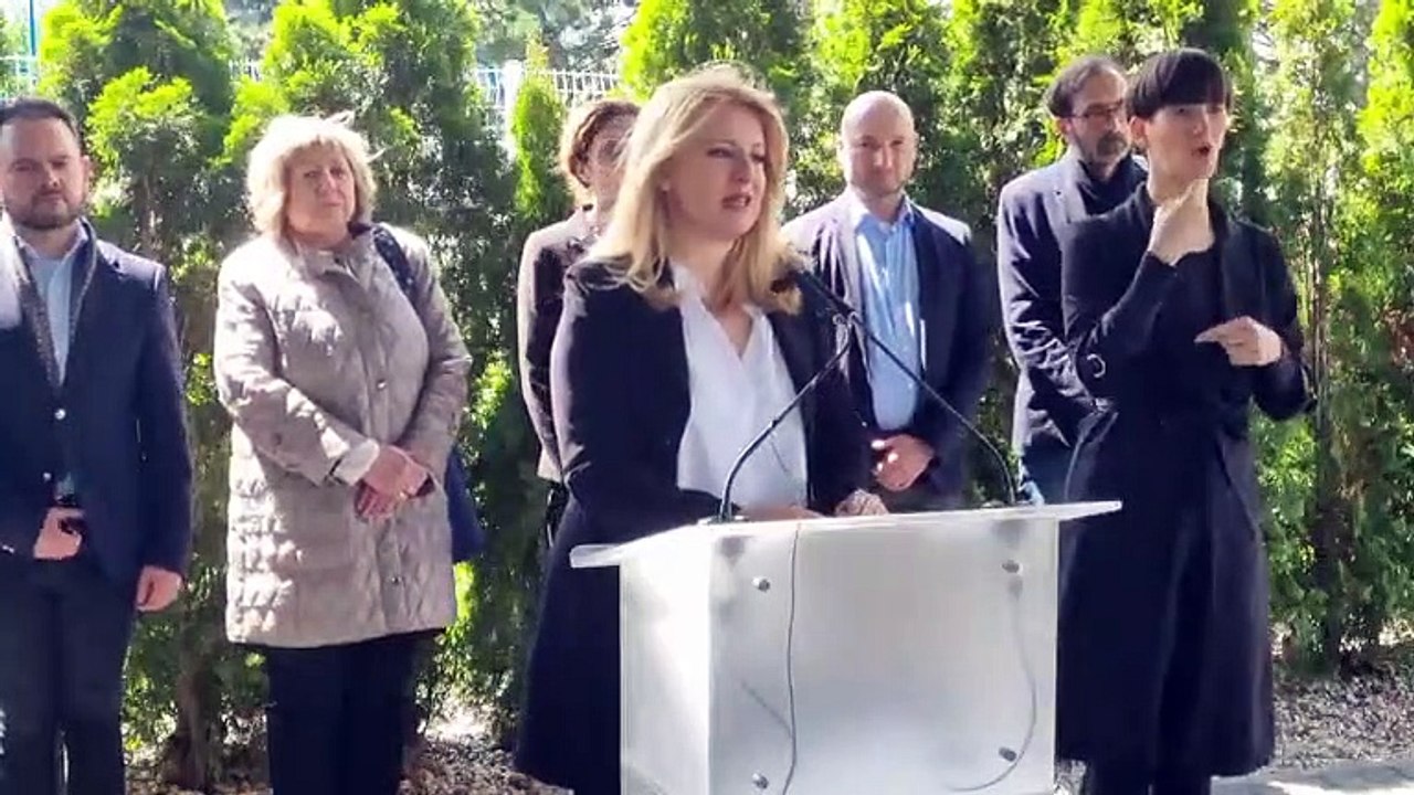 ZÁZNAM: Prezidentka: Perspektívnou oblasťou pomoci Ukrajine je spolupráca pri odmíňovaní