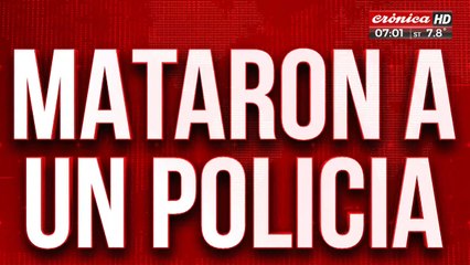 Mataron a policía durante una persecución