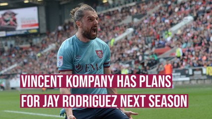 Jay Rodriguez is in Vincent Kompany's plans for next season