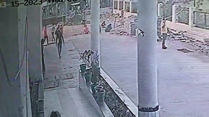 अस्पताल से फरार होने का सीसीटीवी फुटेज
