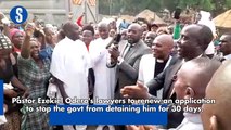 Pastor Ezekiel Odero's lawyers to renew an application to stop the govt from detaining him for 30 days-
