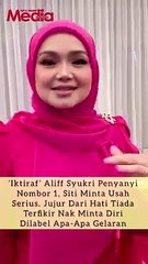 TokTi minta bertenang, ulas isu ‘penyanyi nombor 1’ Aliff Syukri.