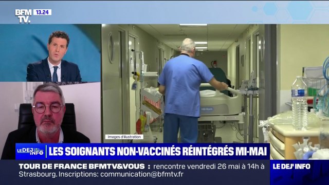 Cette réintégration des soignants non-vaccinés fait le lit aux mouvements anti-vax pour Daniel Guillerm, président de la Fédération nationale des infirmiers