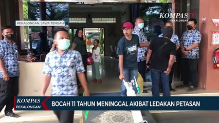 Bocah 11 Tahun Meninggal Dunia Akibat Ledakan Petasan di Pekalongan