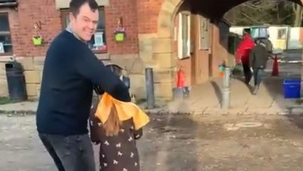 Loving Parents surprise their daughter with a pony of her own