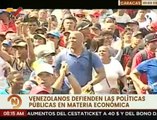 Venezolanos se movilizaron en apoyo a las políticas públicas del Pdte. Nicolás Maduro