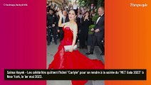 Salma Hayek, incendiaire et amoureuse en décolleté gonflé, son amie Penélope Cruz en robe de mariée pour le MET Gala 2023
