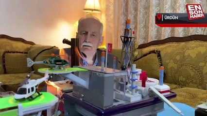 Türkiye sevdalısı 66 yaşındaki Ürdünlü, Fatih Sondaj Gemisi'nin maketini yaptı