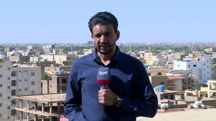 مراسل #العربية: تحليق طيران حربي في سماء #الخرطوم  #السودان