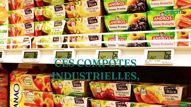 Ces compotes industrielles, riches en sucre, sont mauvaises pour la santé selon une nutritionniste