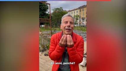 Milano, Giovanni Storti contro l'abbattimento del glicine di piazza Baiamonti