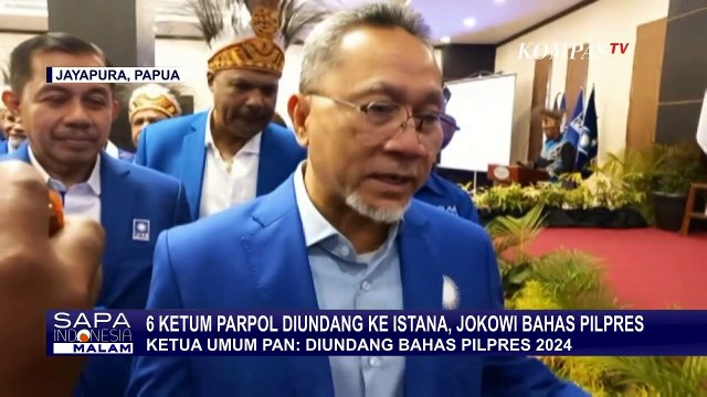 6 Ketua Parpol Diundang Jokowi ke Istana, Ketum PAN: Bahas Pilpres 2024