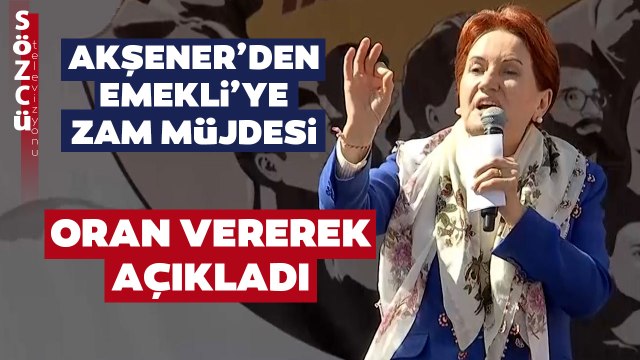 Meral Akşener Afyon'da Emekliye Büyük Maaş Zammını Açıkladı! İşte Müjdenin Detayları