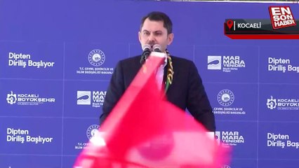 Murat Kurum: İzmit Körfezi'ni 8 milyon ton çamurdan kurtaracağız