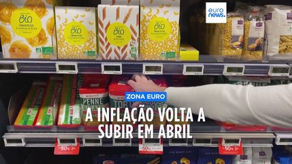 Inflação volta a subir na Zona Euro