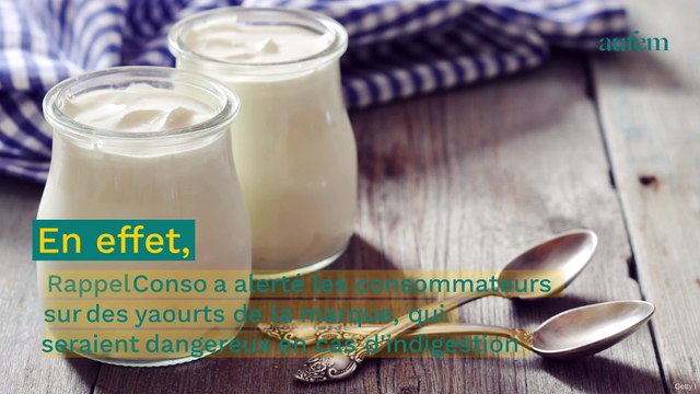 Rappel produit : ces yaourts vendus dans toute la France ne doivent pas être consommés