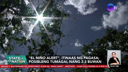 "El Niño Alert", itinaas ng PAGASA; posibleng tumagal nang 2-3 buwan | SONA