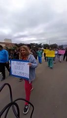 Manifestación trabajadores de la Maternidad