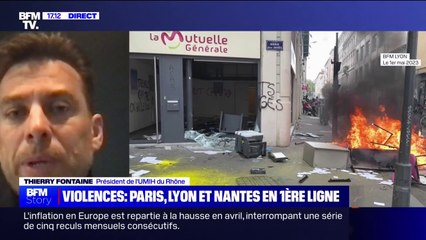 Commerces visés lors des manifestations: "Il y a une peur qui s'installe" estime Thierry Fontaine (UMIH)