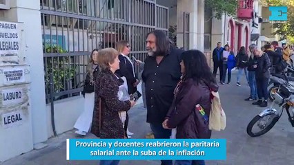 Provincia y docentes reabrieron la paritaria salarial ante la suba de la inflación