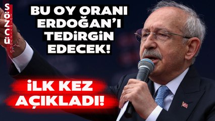 Kemal Kılıçdaroğlu'ndan Erdoğan'ı Tedirgin Edecek Oy Oranı! "Bu İş İlk Turda Bitecek!"