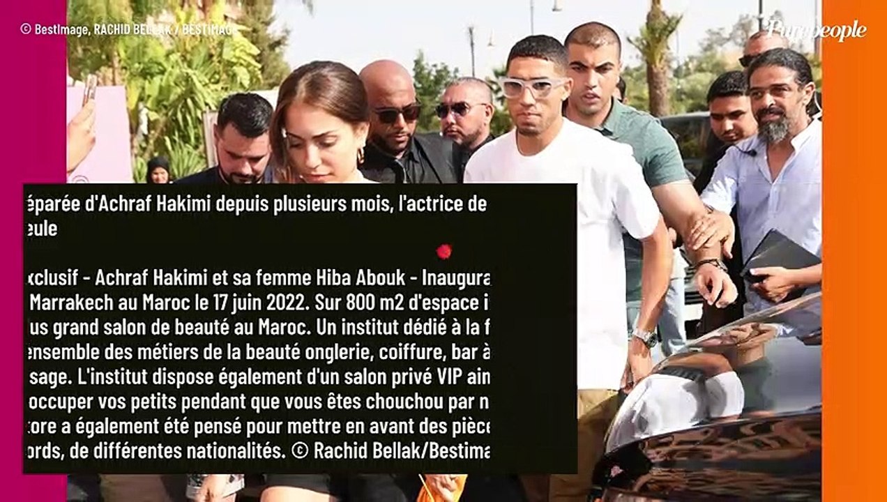 Achraf Hakimi séparé d'Hiba Abouk : l'actrice s'évade avec ses enfants et s'affiche resplendissante en bikini !