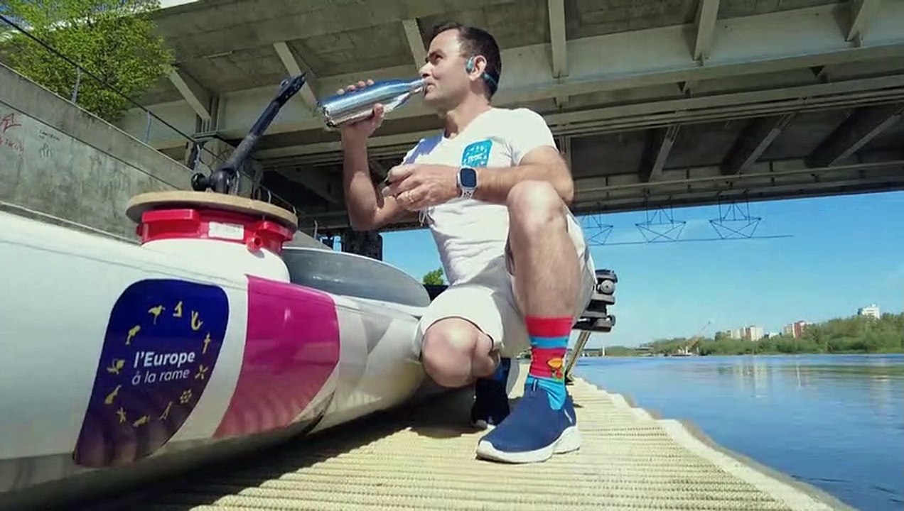 Mit dem Ruderboot durch Europa: Franzose kämpft gegen Wasserverschmutzung