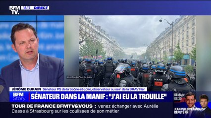 Violences policières le 1er-Mai: "Je n'en ai pas vues", atteste ce sénateur PS observateur de la BRAV