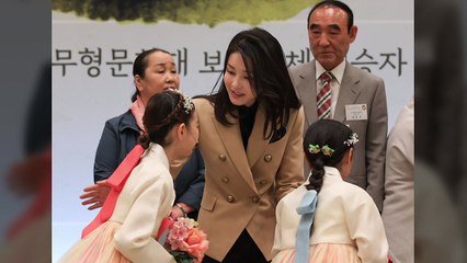 김 여사 "무형문화 전 세계에 알리도록 최선의 노력" / YTN