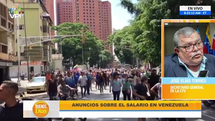 “¡No hay ningún tipo de aumento!": José Elías Torres, secretario general de la CTV