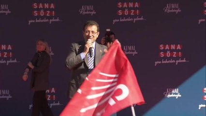 İmamoğlu ve Kılıçdaroğlu Van'da miting düzenledi