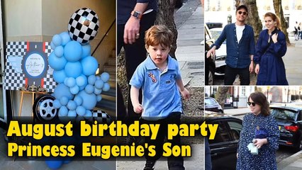 Princess Eugenie and  Beatrice reunited at baby August's birthday party