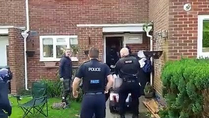 Police raid in Gosport home