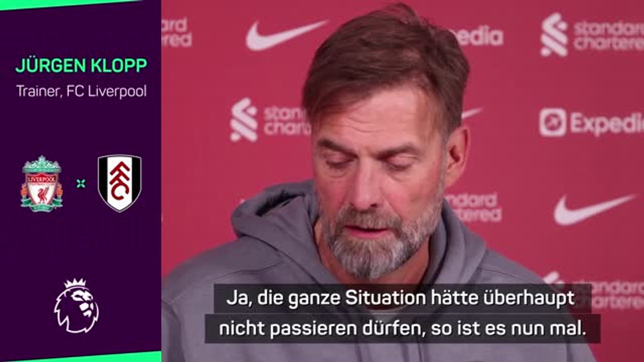 Klopp nach Schiri-Vorfall: 'War nicht richtig'