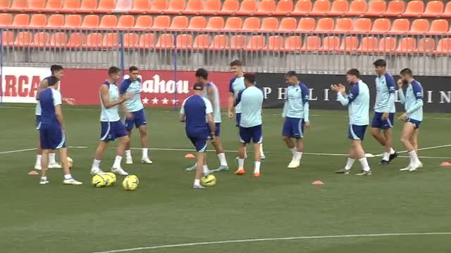 El Atlético de Madrid prepara su próximo encuentro ante el Cádiz