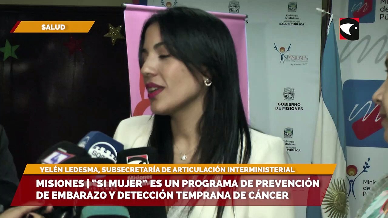 Misiones  “Si Mujer” es un programa integral de prevención de embarazo y detección temprana de cáncer para mujeres
