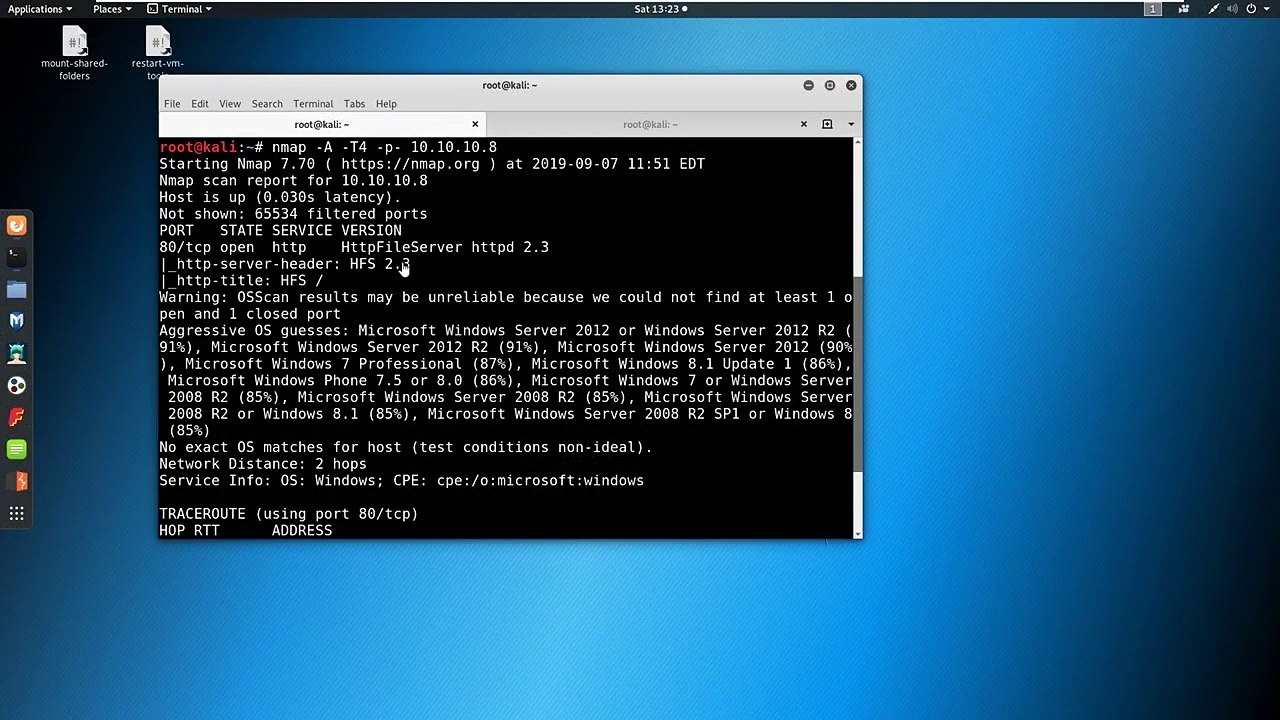 Security Academy Practical Ethical Hacking - Walkthrough - Optimum