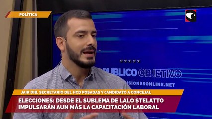 Elecciones desde el Sublema de Lalo Stelatto impulsarán aun más la capacitación laboral_1