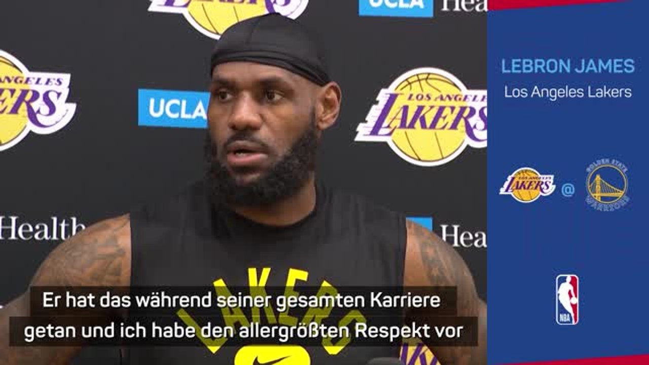 LeBron hat 'den allergrößten Respekt' vor Curry