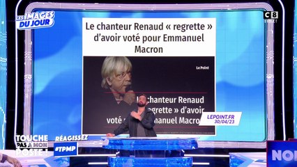 Renaud annonce qu’il regrette avoir voté pour Emmanuel Macron