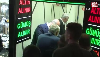 Süleyman Soylu, Kapalı Çarşı'da esnafı ziyaret etti